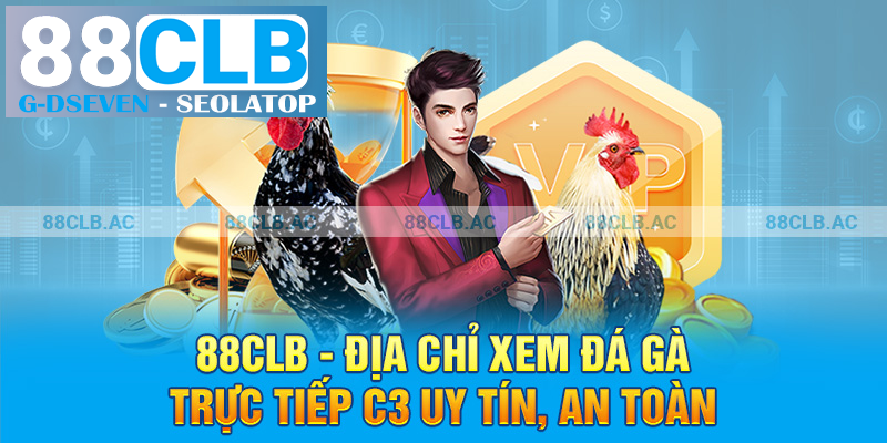 88clb – Địa chỉ xem đá gà trực tiếp C3 uy tín, an toàn